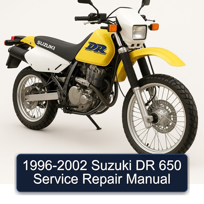 1996-2002 Suzuki DR 650 Manual de servicio y reparación