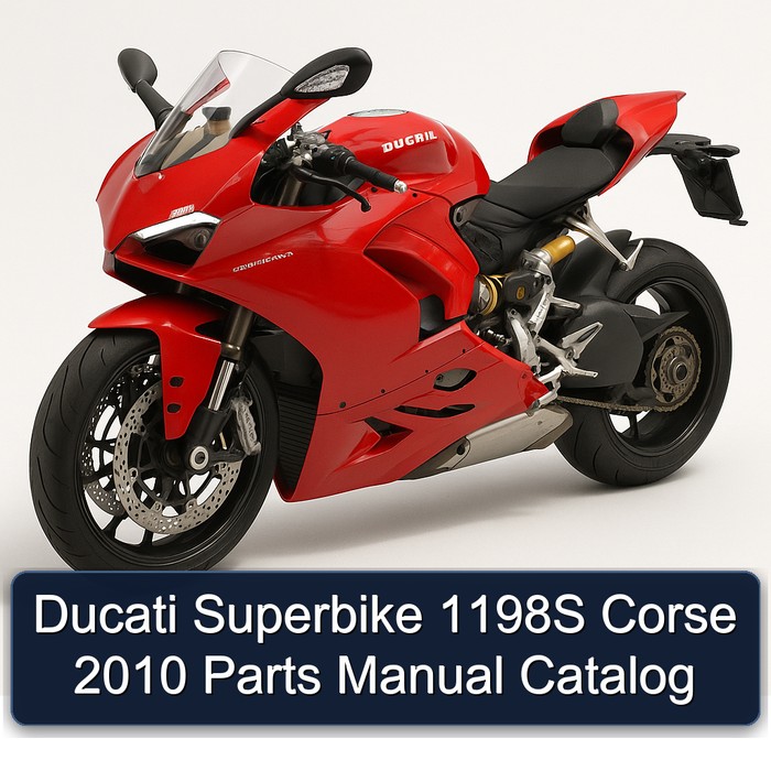 Ducati Superbike 1198S Corse 2010 Parts Manual Catalog