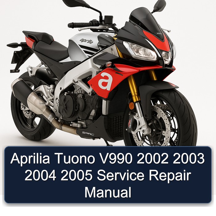 Aprilia Tuono V990 2002 2003 2004 2005 Manual de servicio y reparación