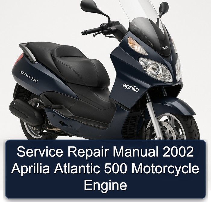 Manual de servicio y reparación 2002 Aprilia Atlantic 500 Motorcycle Engine