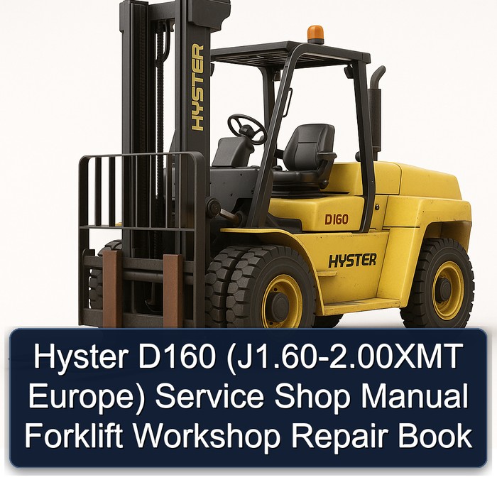 Manual de Taller Hyster D160 (J1.60-2.00XMT Europa)