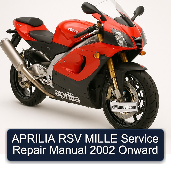 APRILIA RSV MILLE Service Repair Manual 2002 Onward