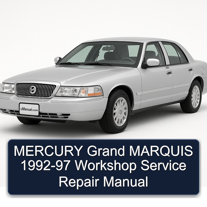 MERCURY Grand MARQUIS 1992-97 Workshop Manual de servicio y reparación
