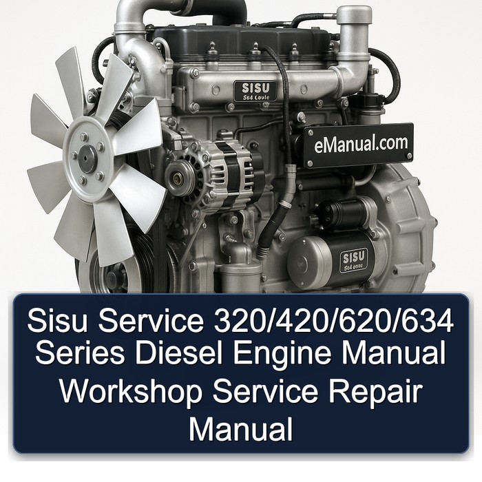Manual de servicio y reparación de motores diésel Sisu Serie 320/420/620/634