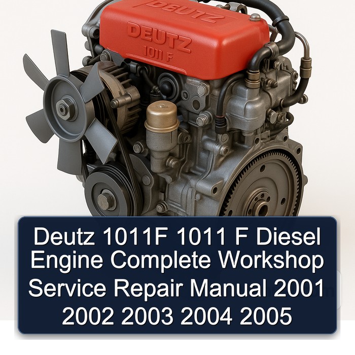 Deutz 1011F 1011 F Diesel Engine Manual completo de servicio y reparación del taller 2001 2002 2003 2004 2005