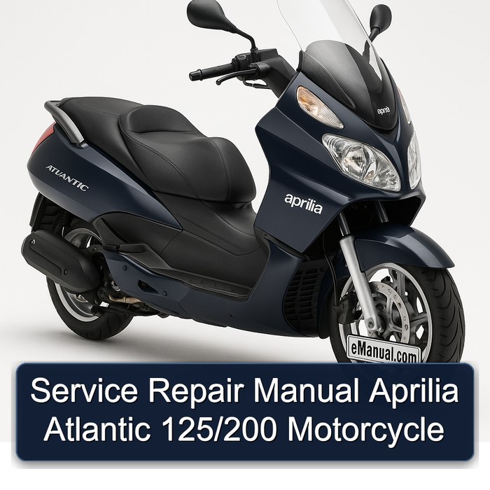 Manual de servicio y reparación Aprilia Atlantic 125/200 Motorcycle