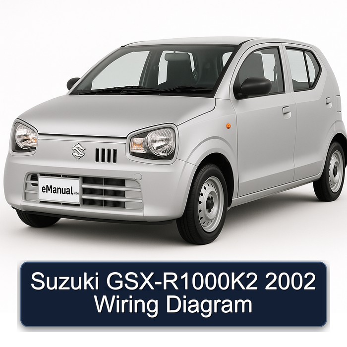 Suzuki GSX-R1000K2 2002 Wiring Diagram