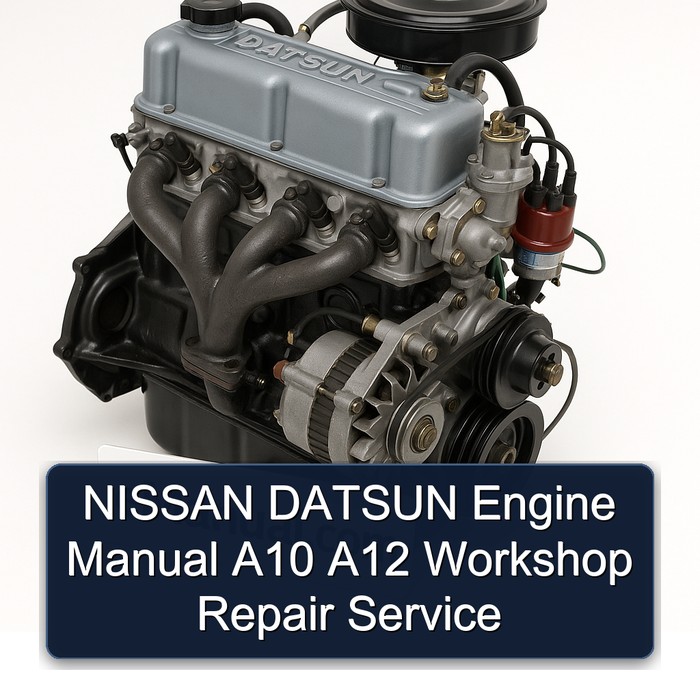 NISSAN DATSUN Engine Manual A10 A12 Workshop Repair Service