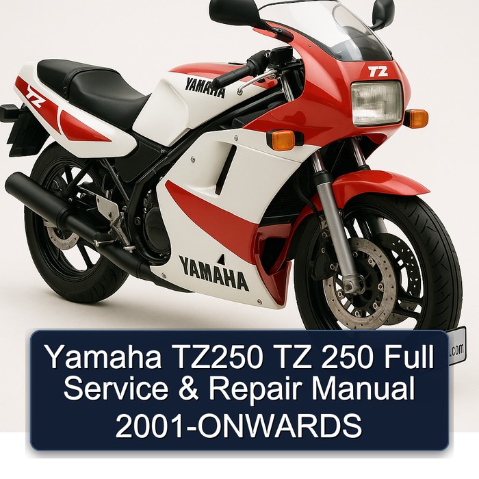 Yamaha TZ250 TZ 250 Full Manual de servicio y reparación 2001-ONWARDS