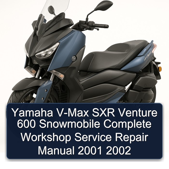 Yamaha V-Max SXR Venture 600 Snowmobile Complete Workshop Service Repair Manual 2001 2002 