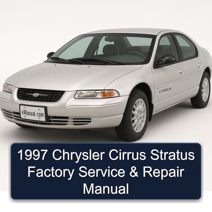 1997 Chrysler Cirrus Stratus Factory Manual de servicio y reparación