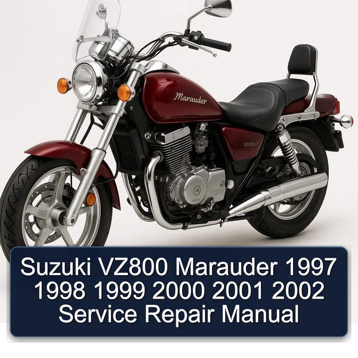 Suzuki VZ800 Marauder 1997 1998 1999 2000 2001 2002 Manual de servicio y reparación