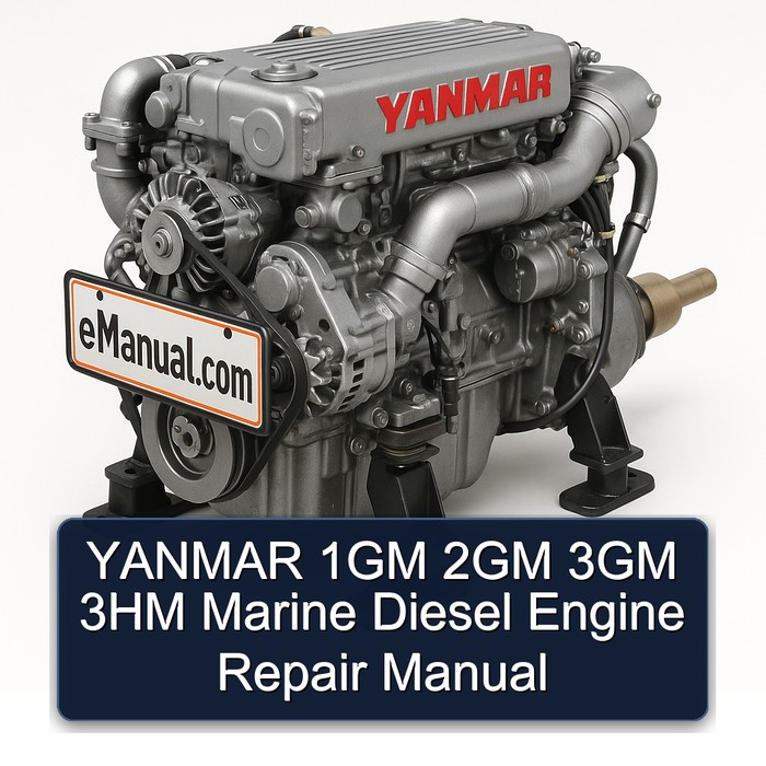 YANMAR 1GM 2GM 3GM 3HM Marine Diesel Engine Repair Manual 