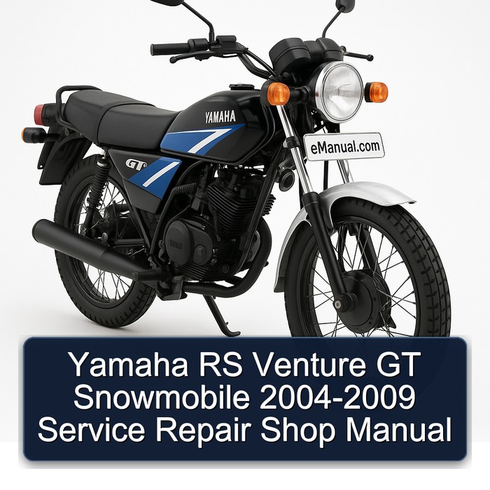 Yamaha RS Venture GT Snowmobile 2004-2009 Service Repair Shop Manual 