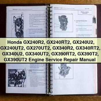 Honda GX240R2 GX240RT2 GX240U2 GX240UT2 GX270UT2 GX340R2 GX340RT2 GX340U2 GX340UT2 GX390RT2 GX390T2 GX390UT2 Engine Workshop Service Repair Manual PDF Download