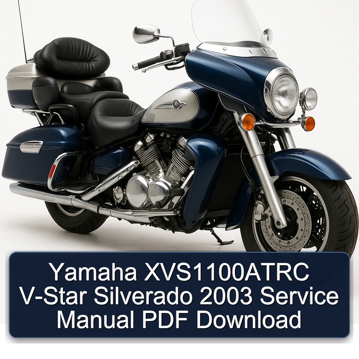 Yamaha XVS1100ATRC V-Star Silverado Workshop Service Repair Manual PDF Download