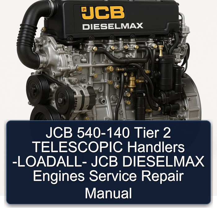 JCB 540-140 Tier 2 TELESCOPIC Handlers -LOADALL- JCB DIESELMAX Engines Service Repair Manual