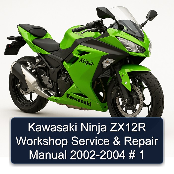 Kawasaki Ninja ZX12R Workshop Manual de servicio y reparación 2002-2004 # 1