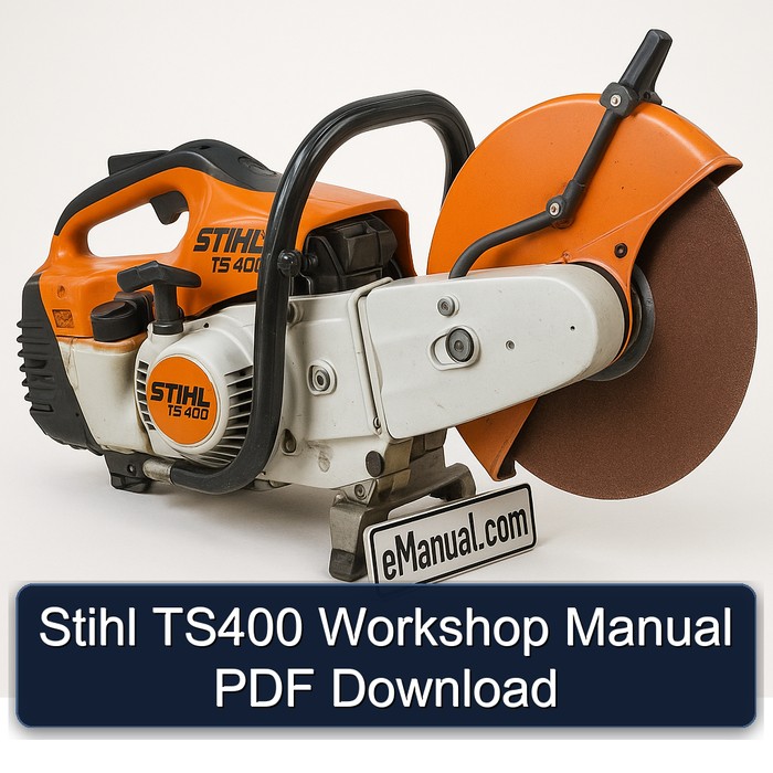 Stihl TS400 Workshop Manual PDF Download
