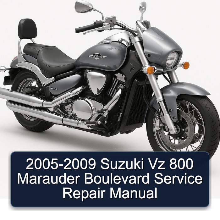 2005-2009 Suzuki Vz 800 Marauder Boulevard Manual de servicio y reparación