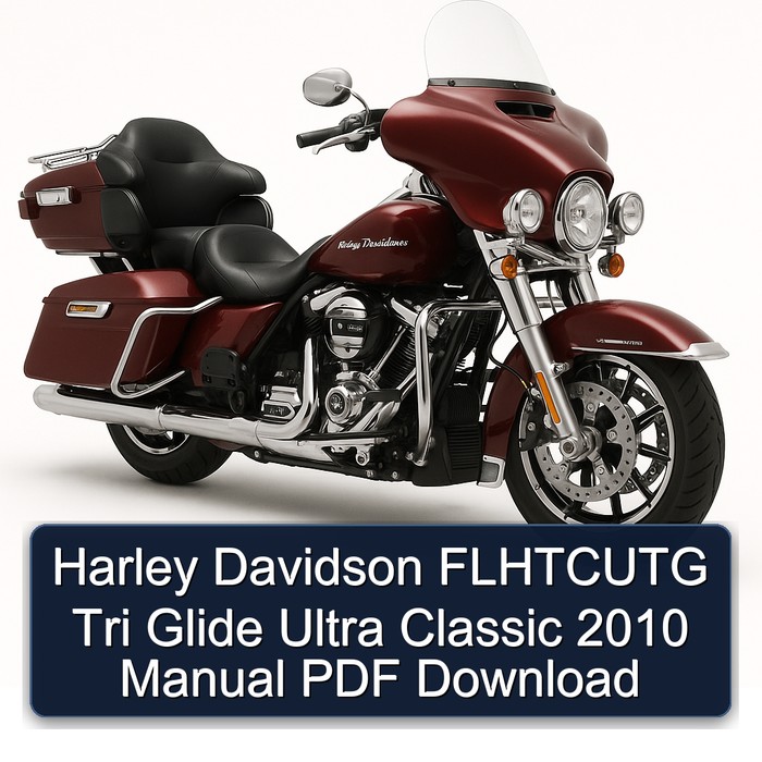 Harley Davidson FLHTCUTG Tri Glide Ultra Classic 2010 Manual PDF Download