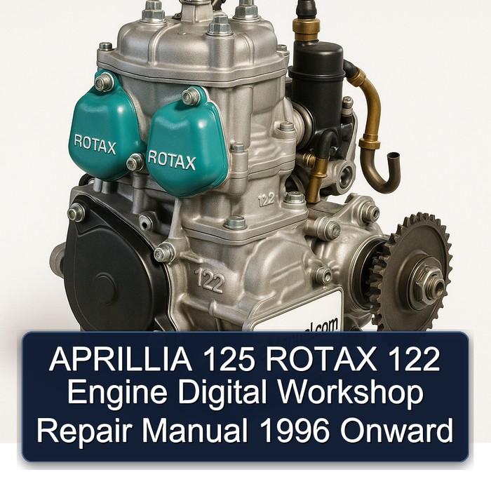 APRILLIA 125 ROTAX 122 Engine Digital Workshop Repair Manual 1996 Onward 