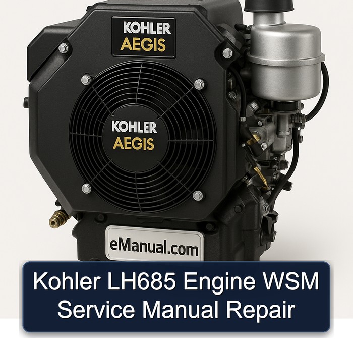 Kohler LH685 Engine WSM Service Manual Repair