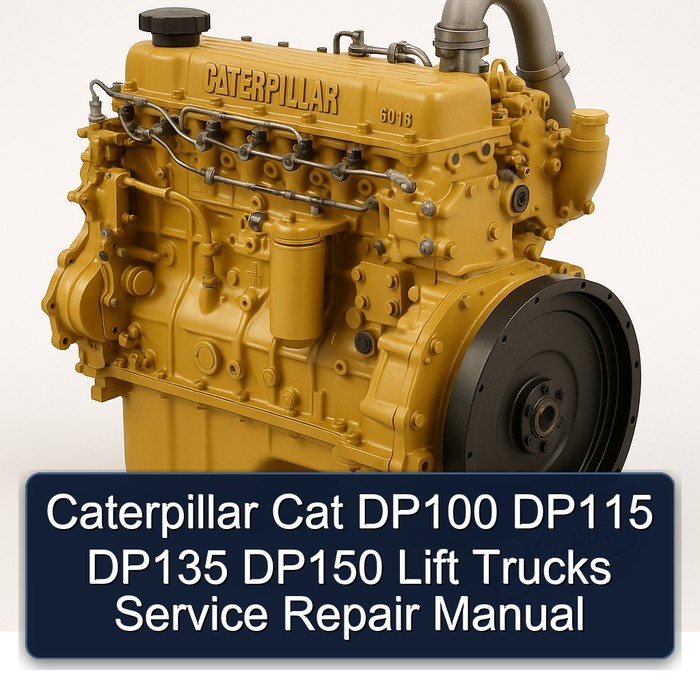 Manual de Servicio y Reparación de Montacargas Caterpillar Cat DP100, DP115, DP135, DP150