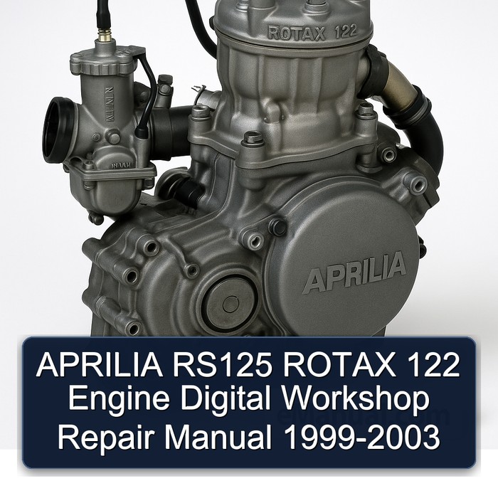 APRILIA RS125 ROTAX 122 Engine Digital Workshop Repair Manual 1999-2003 