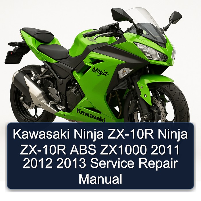 Kawasaki Ninja ZX-10R Ninja ZX-10R ABS ZX1000 2011 2012 2013 Manual de servicio y reparación