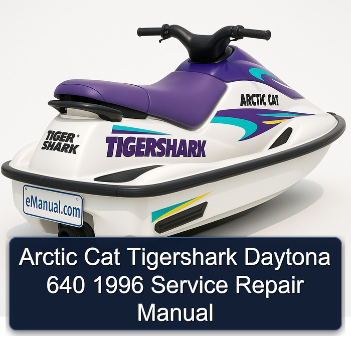 Arctic Cat Tigershark Daytona 640 1996 Manual de servicio y reparación