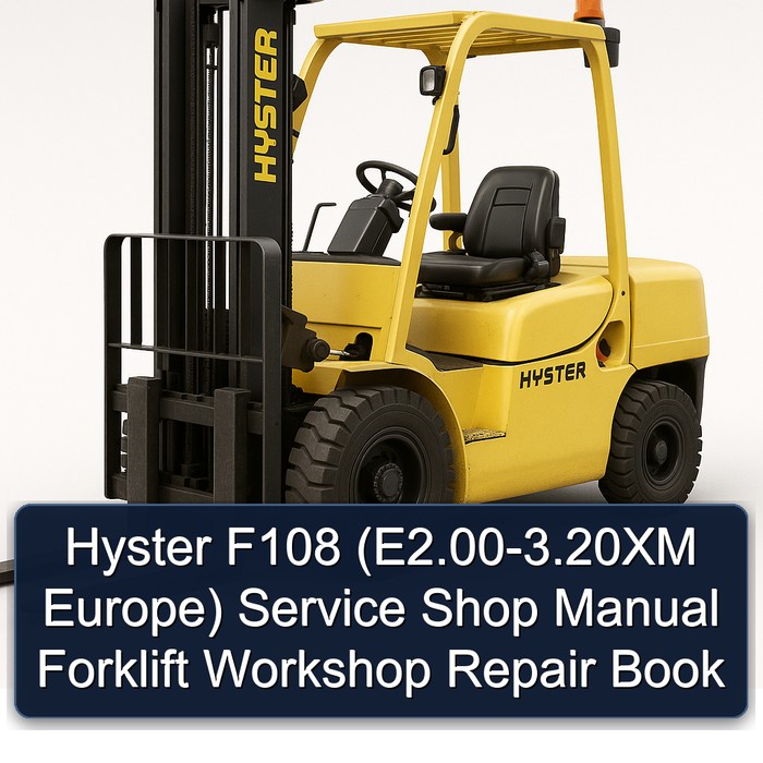 Manual de Taller Hyster F108 (E2.00-3.20XM Europa)