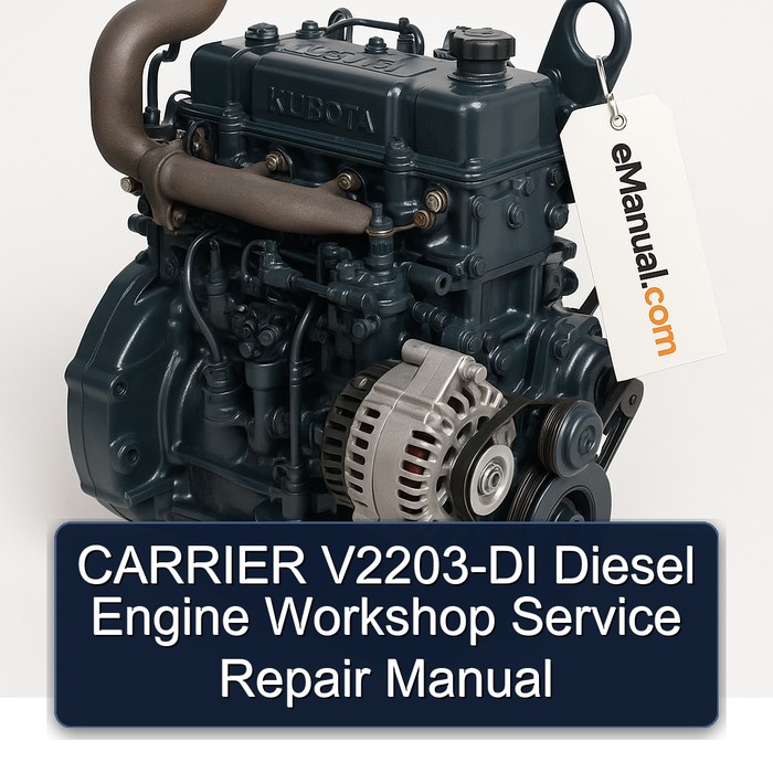 Manual de Reparación y Servicio del Motor Diesel V2203-DI CARRIER