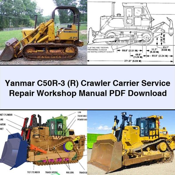 Yanmar C50R-3 (R) Crawler Carrier Service Repair Workshop Manual 