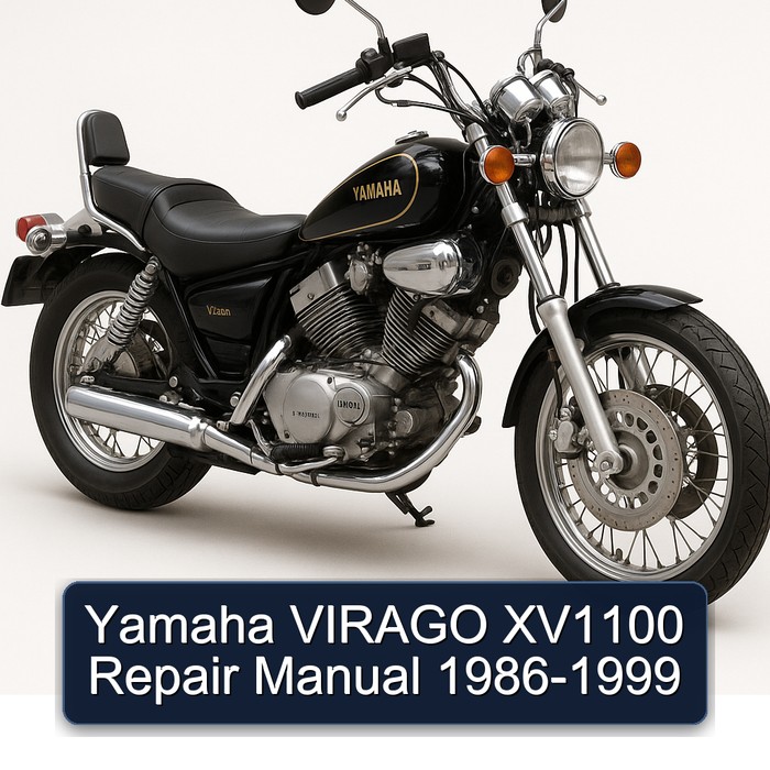 Yamaha VIRAGO XV1100 Repair Manual 1986-1999