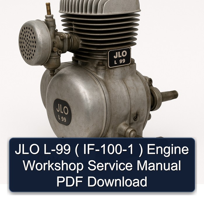 Manual de Servicio de Taller para Motor JLO L-99 (IF-100-1) - PDF