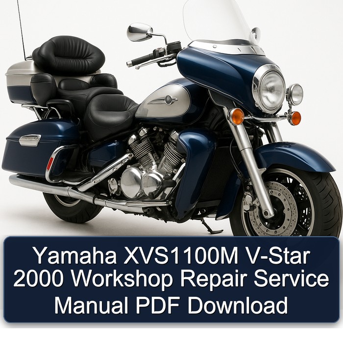 Yamaha XVS1100M V-Star Workshop Service Repair Manual PDF Download