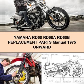 Yamaha RD60 RD60A RD60B Replacement Parts Manual 1975 Onward