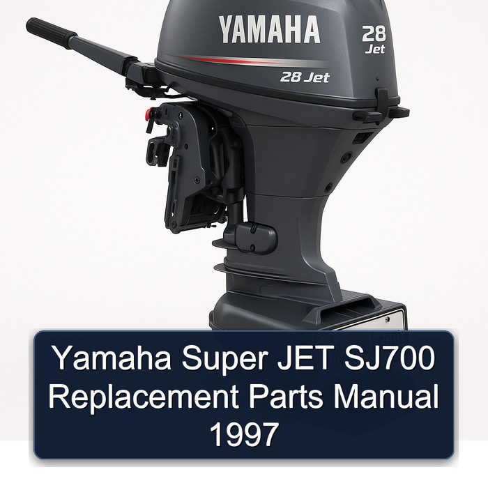 Yamaha Super JET SJ700 Replacement Parts Manual 1997