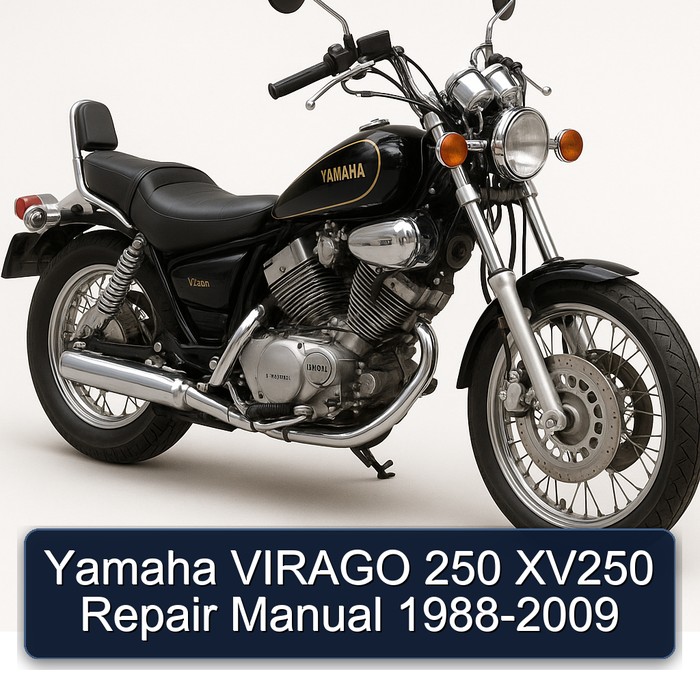 Yamaha VIRAGO 250 XV250 Repair Manual 1988-2009