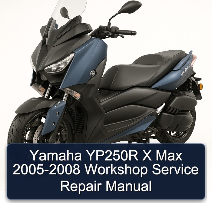 Yamaha YP250R X Max 2005-2008 Workshop Manual de servicio y reparación