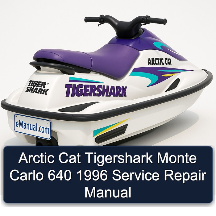 Arctic Cat Tigershark Monte Carlo 640 1996 Manual de servicio y reparación