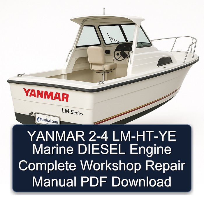 YANMAR 2-4 LM-HT-YE Marine DIESEL Engine Complete Workshop Repair Manual PDF Download