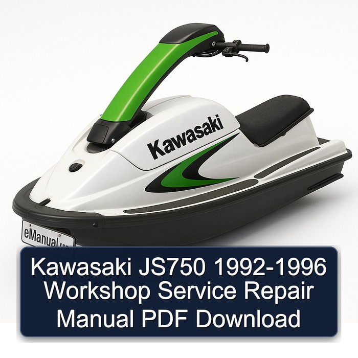 Kawasaki JS750 1992-1996 Workshop Manual de servicio y reparación PDF Download