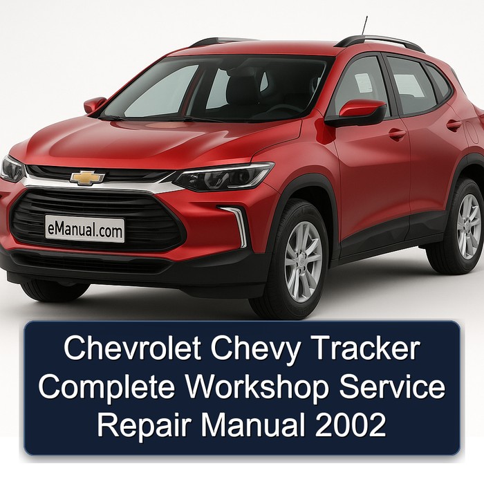 Chevrolet Chevy Tracker Manual completo de servicio y reparación del taller 2002