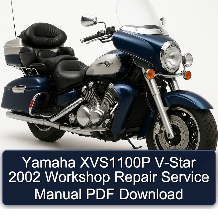 Yamaha XVS1100P V-Star Workshop Service Repair Manual PDF Download