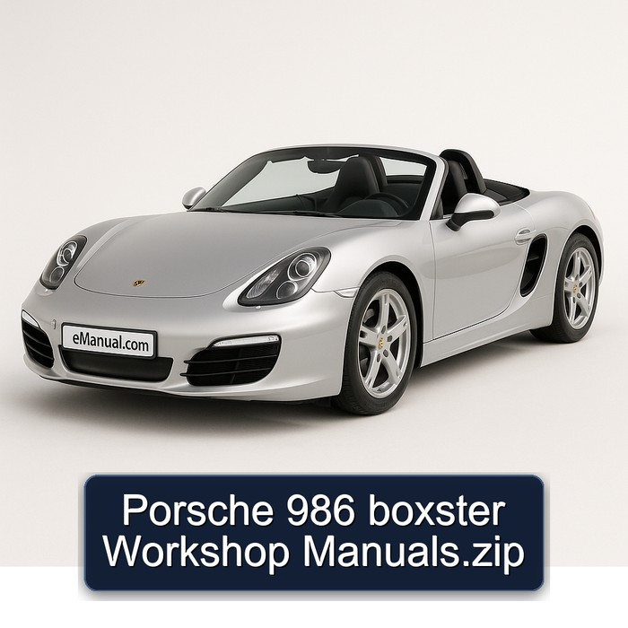 Porsche 986 boxster Workshop Manuals.zip