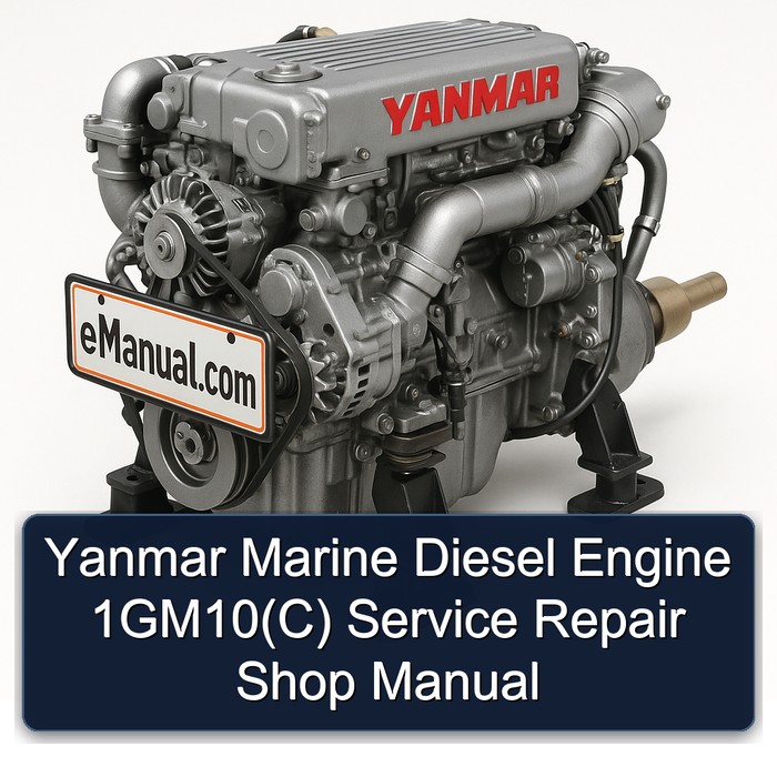 Yanmar Marine Diesel Engine 1GM10(C) Service Repair Shop Manual