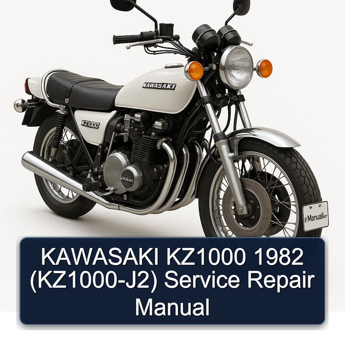 KAWASAKI KZ1000 1982 (KZ1000-J2) Manual de servicio y reparación