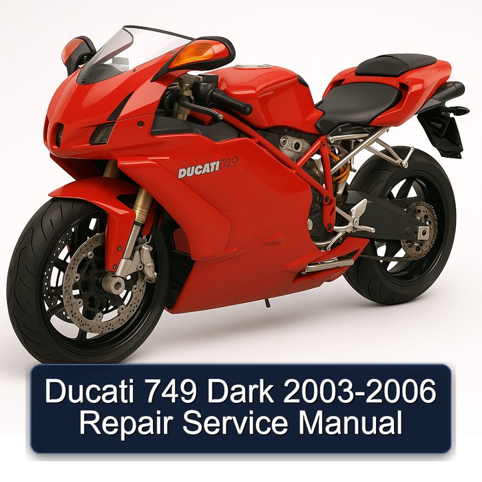 Ducati 749 Dark 2003-2006 Repair Service Manual